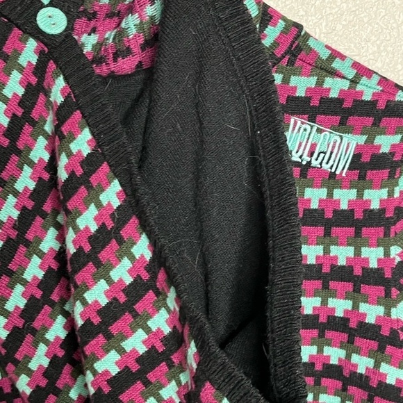 Volcom Rosewood Hooded Cowl Sweater Sz Large - Picture 6 of 8